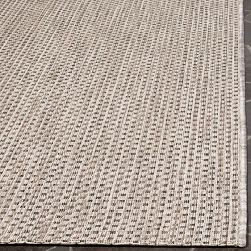 SAFAVIEH Courtyard Collection Runner Rug - 2'3' x 10', Beige & Brown, Non-Shedding & Easy Care, Indoor/Outdoor & Washable-Ideal for Patio, Backyard, Mudroom (CY8521-36312)