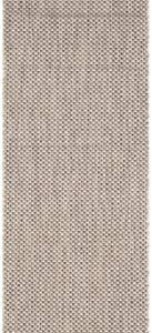 SAFAVIEH Courtyard Collection Runner Rug - 2'3' x 10', Beige & Brown, Non-Shedding & Easy Care, Indoor/Outdoor & Washable-Ideal for Patio, Backyard, Mudroom (CY8521-36312)