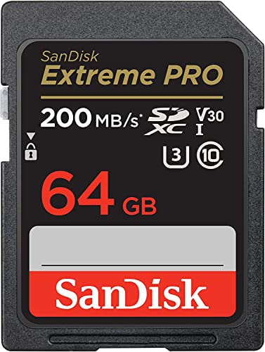 SanDisk 64GB SDXC Extreme Pro Memory Card Works with Sony Alpha a7 III, a7 II, a7, a7s, a7s II Mirrorless Camera 4K V30 UHS-I (SDSDXXY-064G-GN4IN) Plus (1) Everything But Stromboli (TM) Combo Reader