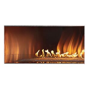 white mountain hearth by empire carol rose 48-inch vent free propane gas outdoor linear fireplace w/manual electronic ignition & led light system - oll48fp12sp