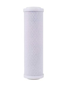 cfs – carbon block water filter cartridge compatible with universal 10” filter models – remove bad taste & odor – whole house replacement water filter cartridge – 0.5 micron - white (pack of 1)