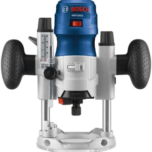 Bosch GKF125CEPK Colt 1.25 HP (Max) Variable-Speed Palm Router Combination Kit , Blue, 5.8 x 11 x 10.5 inches