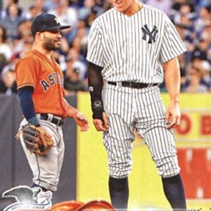 2018 Topps Update and Highlights Baseball Series #US79 Jose Altuve Aaron Judge A Game For Everyone Astros Yankees Official MLB Trading Card