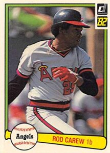 1982 donruss baseball #216 rod carew california angels