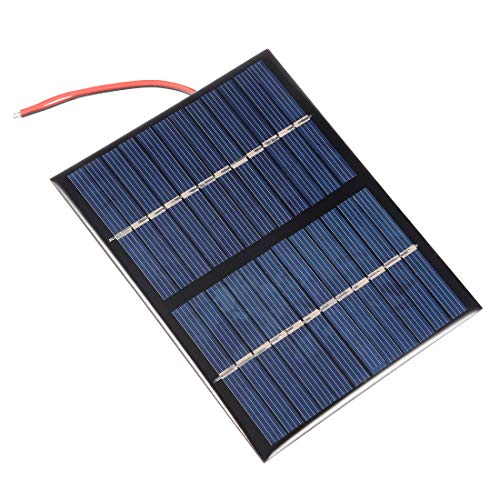 uxcell 1.5W 12V Small Solar Panel Module DIY Polysilicon with 140mm Wire for Toys Charger