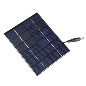 uxcell 2w 6v small solar panel module diy polysilicon with 250mm wire