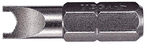 VEGA Spanner #10 Insert Bits. Professional Grade 1/4" Hex Shank #10 Spanner 1" Insert Bits. 125SP10A-5 (Pack of 5)