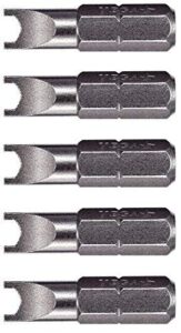 vega spanner #10 insert bits. professional grade 1/4" hex shank #10 spanner 1" insert bits. 125sp10a-5 (pack of 5)