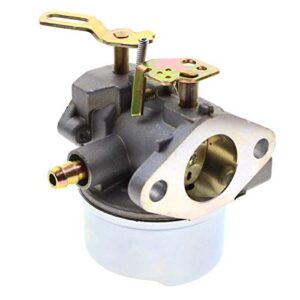 Carbhub 640052 Carburetor for Tecumseh HMSK80 HMSK90 HMSK100 LH318SA LH358SA Snow Blower Thrower 8HP 9HP 10HP Engine Tecumseh 640054 640349 Carburetor with Primer Bulb - 640052 Carburetor