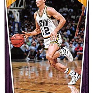 2018-19 NBA Hoops Basketball #295 John Stockton Utah Jazz Tribute Official Trading Card made by Panini