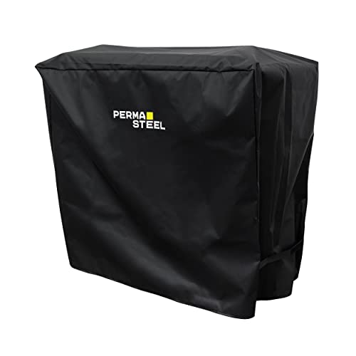 Permasteel Universal Cooler Cover for 80-Qt Cooler Cart, Patio Cooler | Heavy Duty, Weatherproof, Water-Resistant, UV-Resistant Cover for Outdoor, Outside, Backyard, Deck, Patio, Black