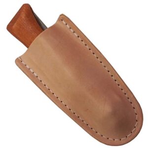 Top Grain Leather Knife Sheath for Wooden French #9, 10 & #12 Folding Knives