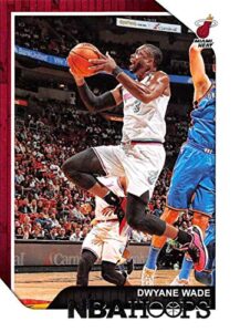 2018-19 nba hoops basketball #207 dwyane wade miami heat official trading card made by panini