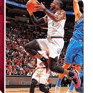 2018-19 NBA Hoops Basketball #207 Dwyane Wade Miami Heat Official Trading Card made by Panini