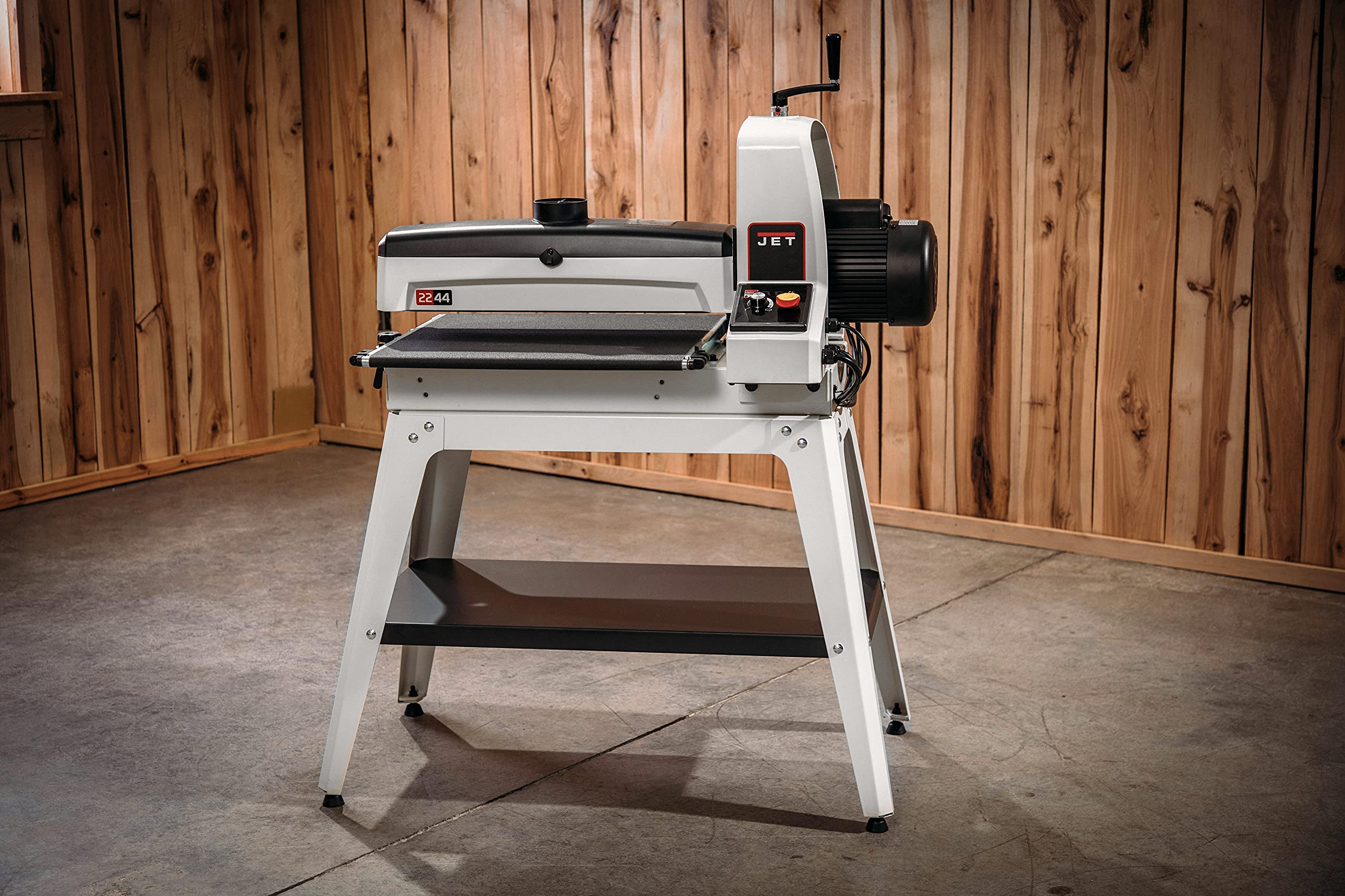 JET 22-Inch Drum Sander with Open Stand, 1Ph 115V (JWDS-2244)