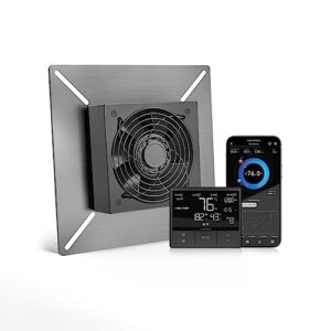ac infinity airtitan t3, ventilation fan 6" with temperature humidity controller, for crawl space, basement, garage, attic, hydroponics, grow tents