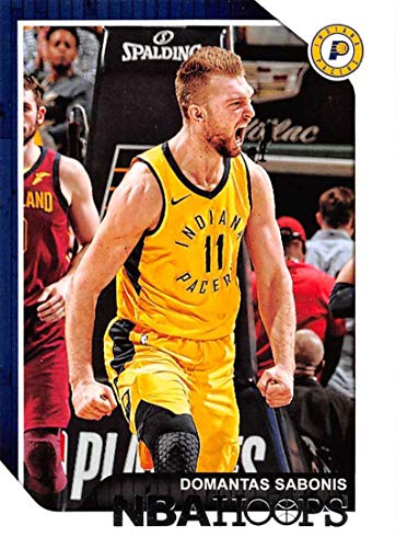 2018-19 NBA Hoops Basketball #212 Domantas Sabonis Indiana Pacers Official Trading Card made by Panini