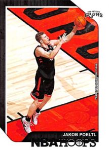 2018-19 nba hoops basketball #66 jakob poeltl san antonio spurs official trading card made by panini