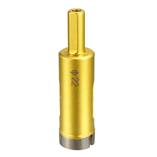 uxcell 22mm Dry/Wet Hole Saws Diamond Core Drill Bit for Concrete Brick Block Stone Masonry Tile Glass