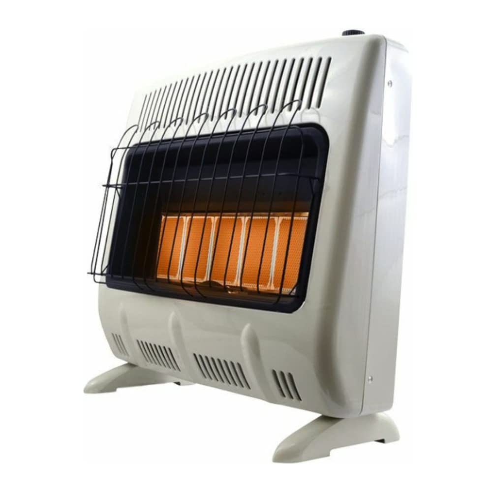 Mr. Heater 30,000 BTU Vent Free Radiant Propane Heater (Heats up to 1000 Sq.ft., Battery Powered Electronic Ignition) (Off White, 2 Pack) (2 Items)