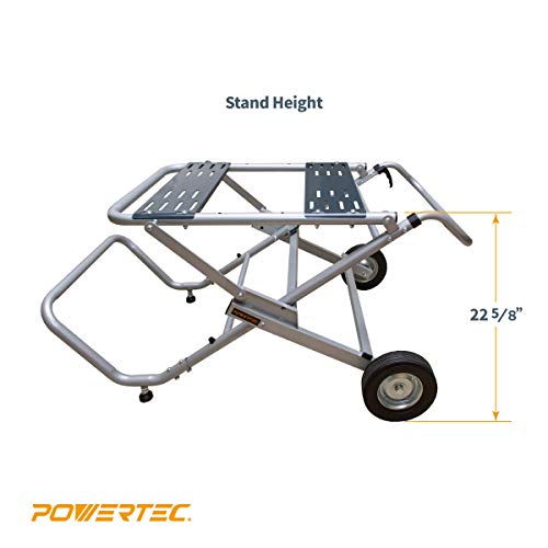 POWERTEC MT4009 Rolling Foldable Table Saw Stand