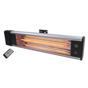 maxx air hetr outdoor rated ceiling or wall mount infrared heater with remote, 1500 watts