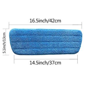 Microfiber Spray mop Replacement Blade/Microfiber mop Replacement Wet/Dry mop Cleaning pad from re-up Compatible BONA Floor Care System 4 Packs