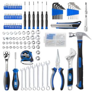 Prostormer 200-Piece Hand Tool Set, General Home and Auto Repair Tool Kit with Toolbox Storage Case for Mechanical Repair, DIY, Home Maintenance