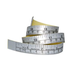 WIN TAPE Workbench Ruler Adhesive Backed Tape Measure - 24 Inch 61cm Tape Measure (Left to Right - Inch/cm)