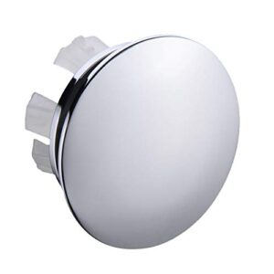 orhemus solid brass sink overflow cap round hole cover for bathroom basin, polished chrome finished