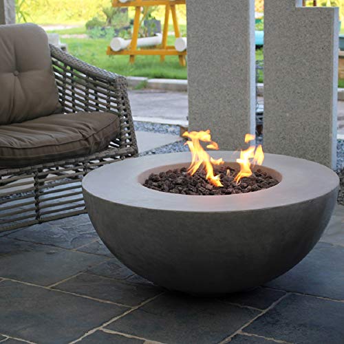 MODENO Roca Concrete Propane Fire Table