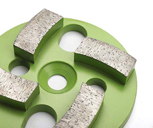 Metal Diamond Floor Polishing Pads 3-Pcs Concrete Grinding Discs 30 Grits