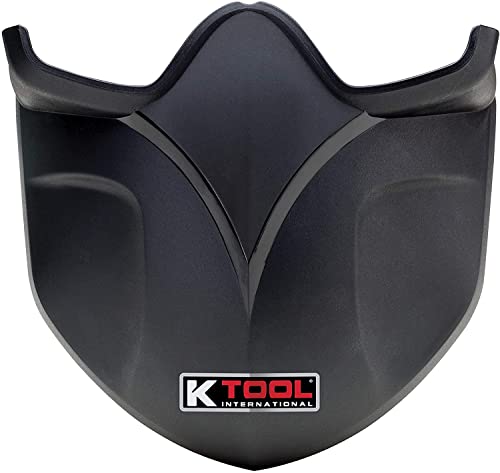 K Tool International 70046 Auto Darkening Welding Goggle Kit for Garages, Repair Shops, and DIY, Lightweight, 5-13 Adjustable Shades, Fire Retardant Hood, Bump Cap, Shield and Carrying Bag, Black/Red