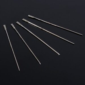 20PCS Diamond Drill Bit, 1mm Drill Polished Sets for Jewelry Beach Sea Glass Shells Gemstones Lapidary