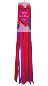 in the breeze 5068 valentine's day windsock, 40-inch,