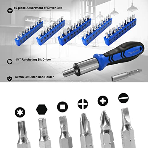 Prostormer 259-Piece Home Tool Kit, Household Auto Basic Complete Hand Repair Tool Set with Portable Storange Case,All Purpose Tool Box Kit for Men and Women