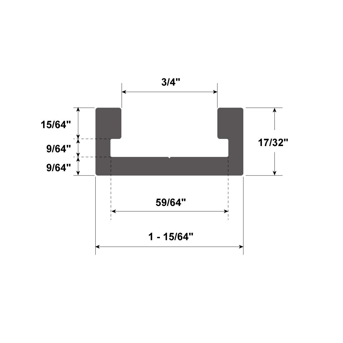 POWERTEC 71156 Aluminum T-Track 48 Inch Combo with Aluminum Miter T-Bar, 1 Set, For Benchtop Table Saws, Router Tables, Band Saws