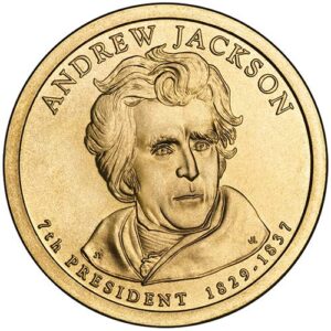2008 s proof andrew jackson presidential dollar choice uncirculated us mint