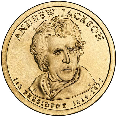 2008 S Proof Andrew Jackson Presidential Dollar Choice Uncirculated US Mint