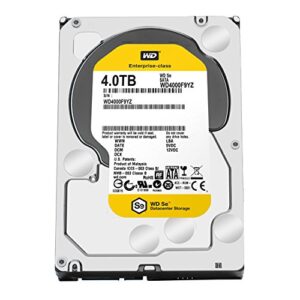 wd se 4tb datacenter hard disk drive - 7200 rpm sata 6 gb/s 64mb cache 3.5 inch - wd4000f9yz (renewed)