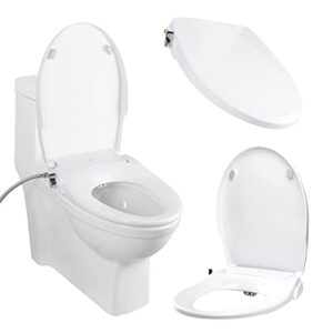 Bio Bidet by Bemis Slim Zero Bidet Toilet Seat, Elongated, White