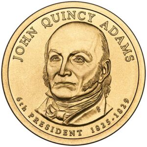 2008 s proof john quincy adams presidential dollar choice uncirculated us mint