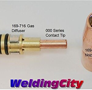 WeldingCity 150-amp 15-ft Air-cooled MIG Welding Gun Torch Stinger Replacement for Miller Millermatic MIGmatic M-Series M-150/M-15 (249041)