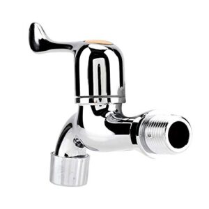 Water Faucet Laundry Bathroom Washing Machine Bath Tub Tap Faucet Outdoor Garden Single Cold Water Tap(#1)