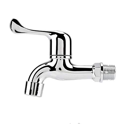 Water Faucet Laundry Bathroom Washing Machine Bath Tub Tap Faucet Outdoor Garden Single Cold Water Tap(#1)