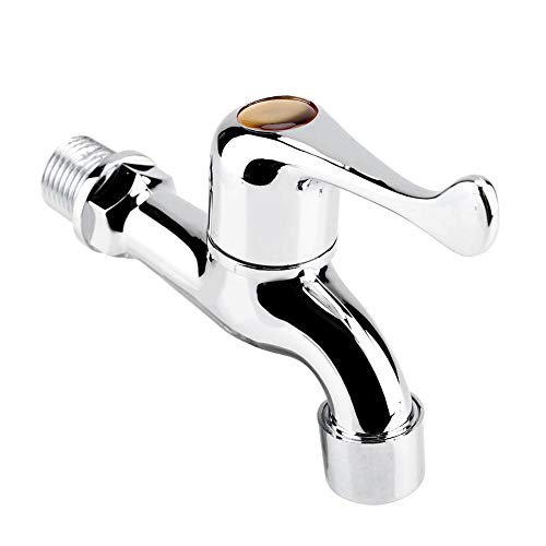 Water Faucet Laundry Bathroom Washing Machine Bath Tub Tap Faucet Outdoor Garden Single Cold Water Tap(#1)