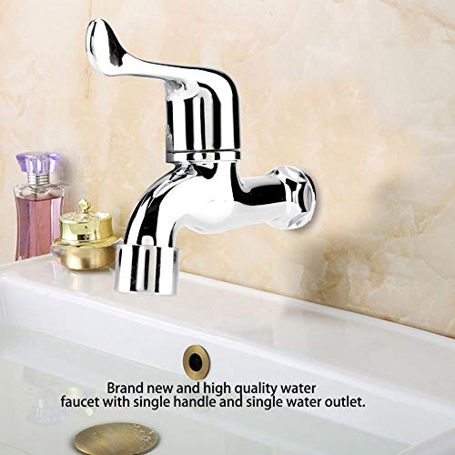 Water Faucet Laundry Bathroom Washing Machine Bath Tub Tap Faucet Outdoor Garden Single Cold Water Tap(#1)