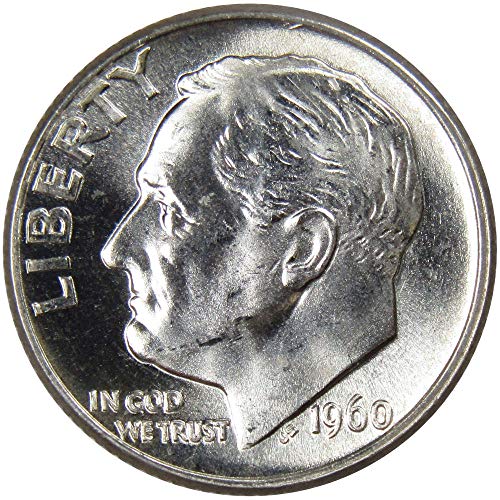 1960 D Roosevelt Dime BU Uncirculated Mint State 90% Silver 10c US Coin