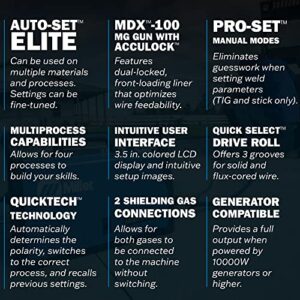 Miller Multimatic 220 AC/DC Multiprocess Welder, for 120/240-Volt Power Sources