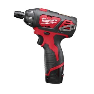 M12 12-Volt Lithium-Ion Cordless 1/4 in. Hex Screwdriver Kit with Two 1.5Ah Batteries, Charger and Tool Bag